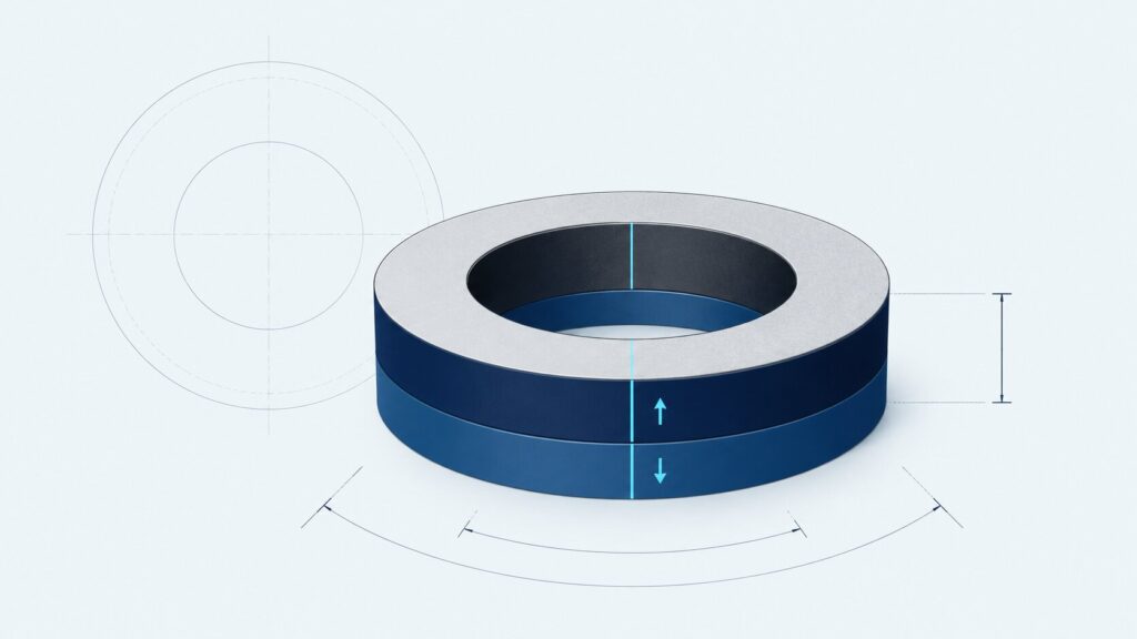 Custom Ring Magnets: OD, ID, Thickness, Magnetisation and Polarity